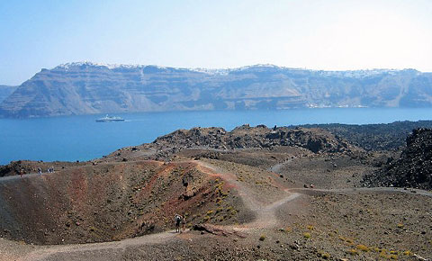 Santorini Volcano Minoan