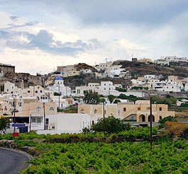 akrotiri santorini village villages greece cape